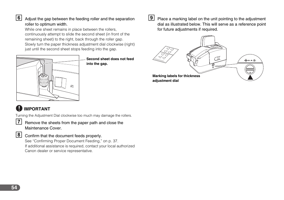 Canon CR-50 User Manual | Page 54 / 58