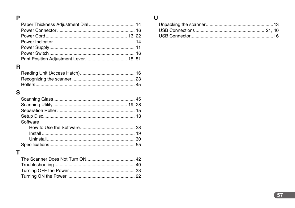 Canon CR-50 User Manual | Page 57 / 58