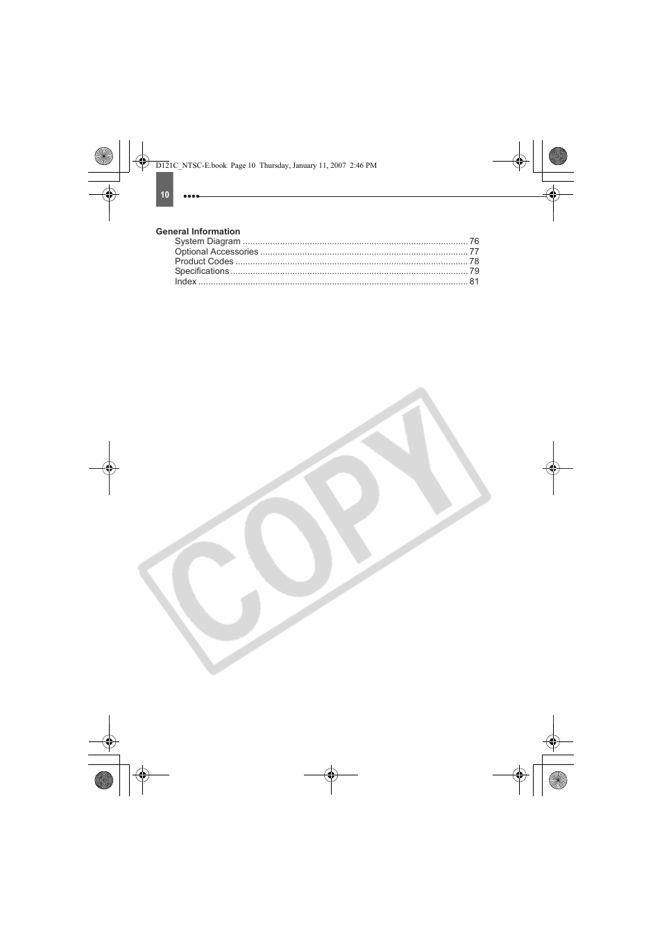 Canon DC210 User Manual | Page 10 / 85