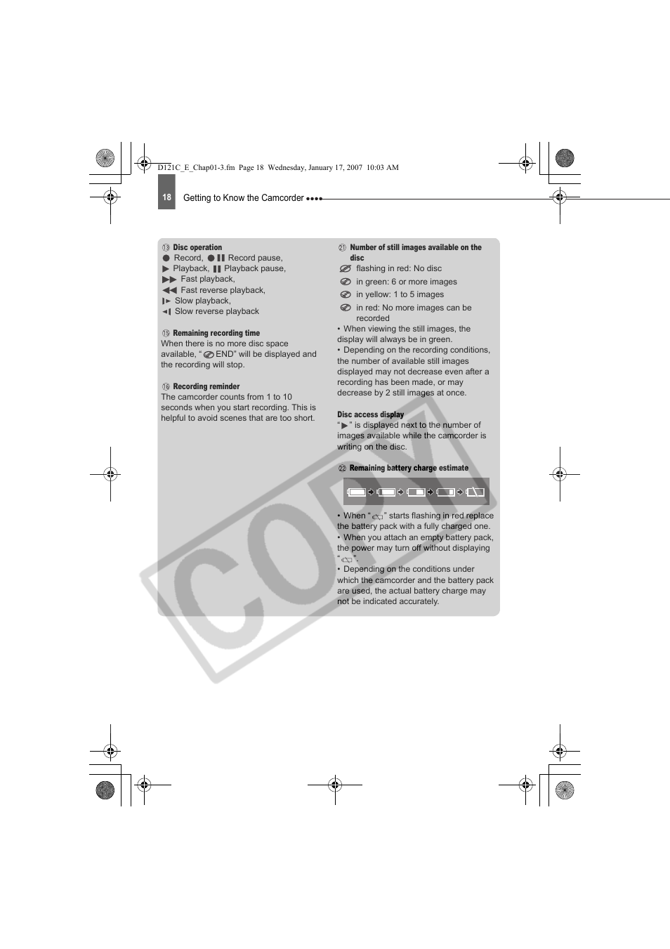 Canon DC210 User Manual | Page 18 / 85