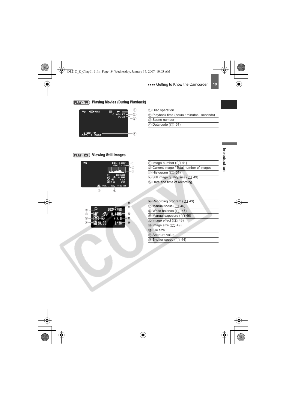 Canon DC210 User Manual | Page 19 / 85