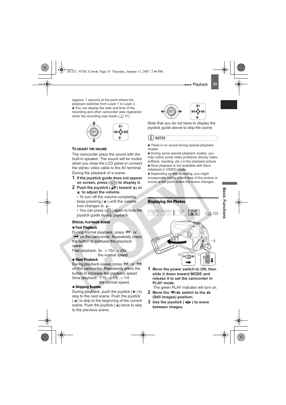 Canon DC210 User Manual | Page 33 / 85