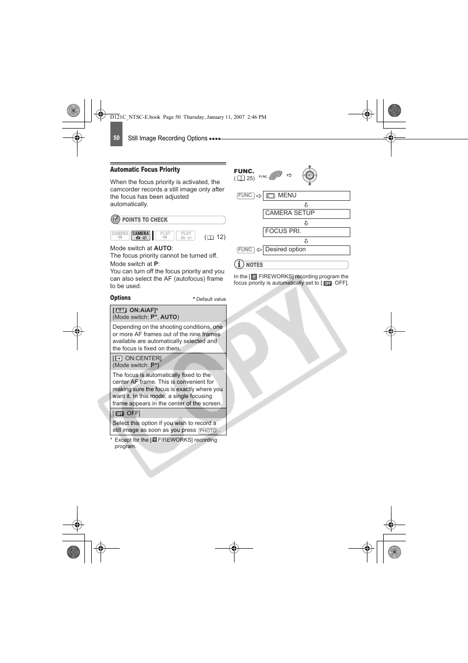 Canon DC210 User Manual | Page 50 / 85