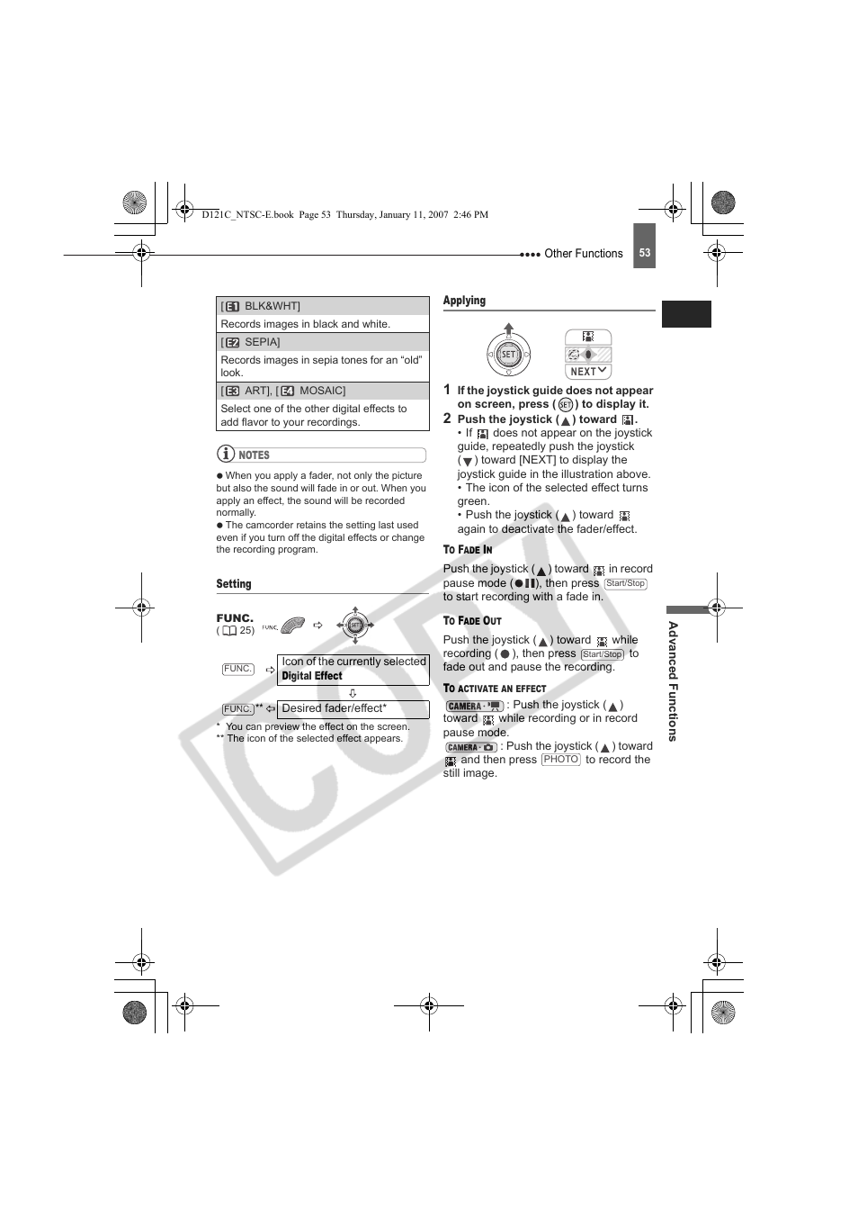 Canon DC210 User Manual | Page 53 / 85