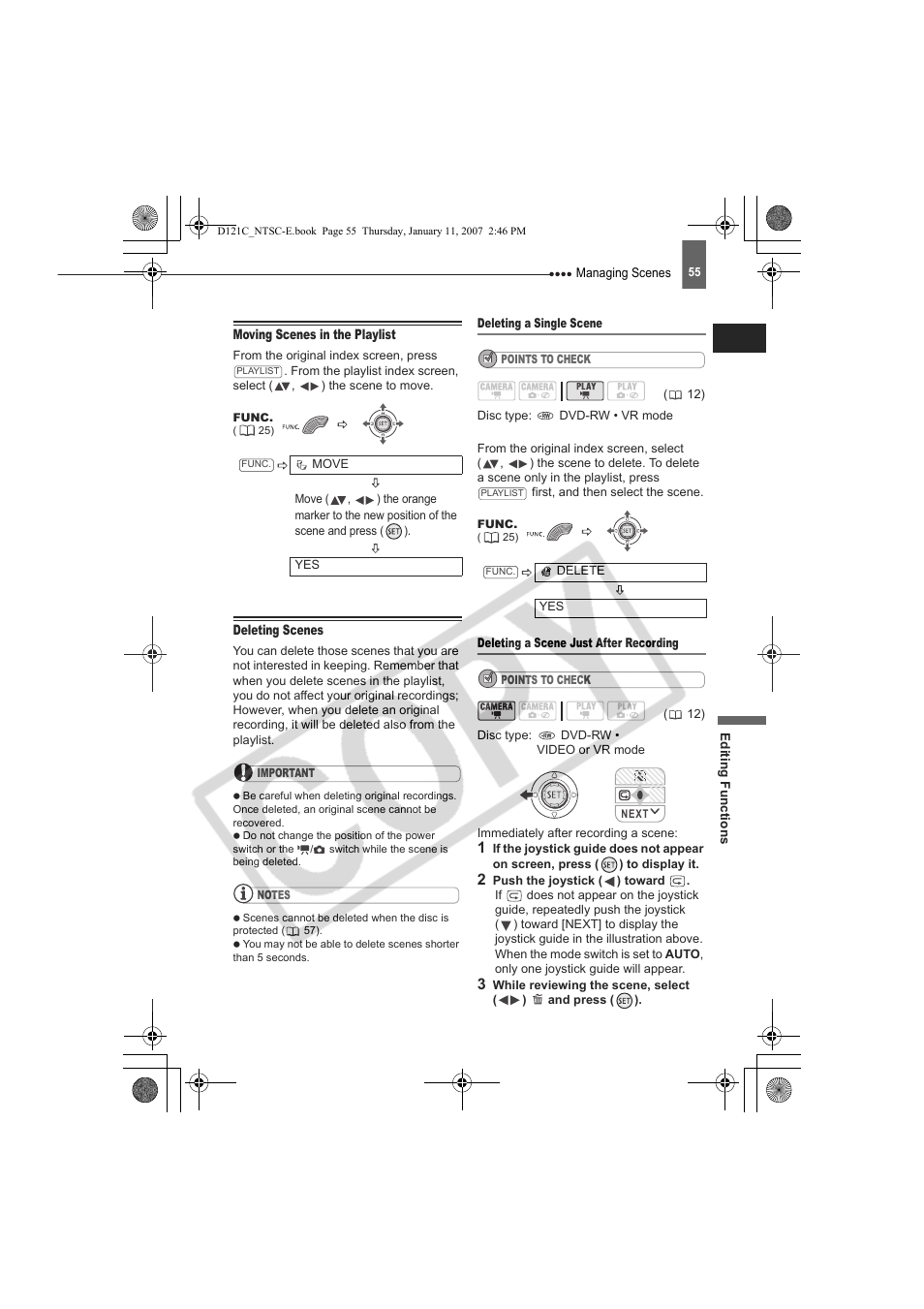 Canon DC210 User Manual | Page 55 / 85