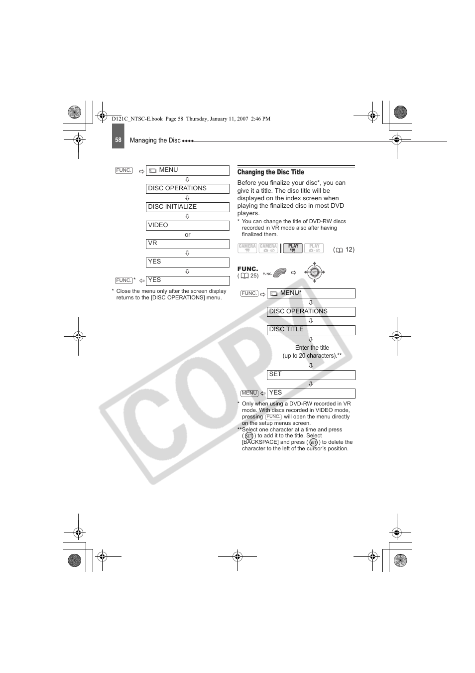 Canon DC210 User Manual | Page 58 / 85