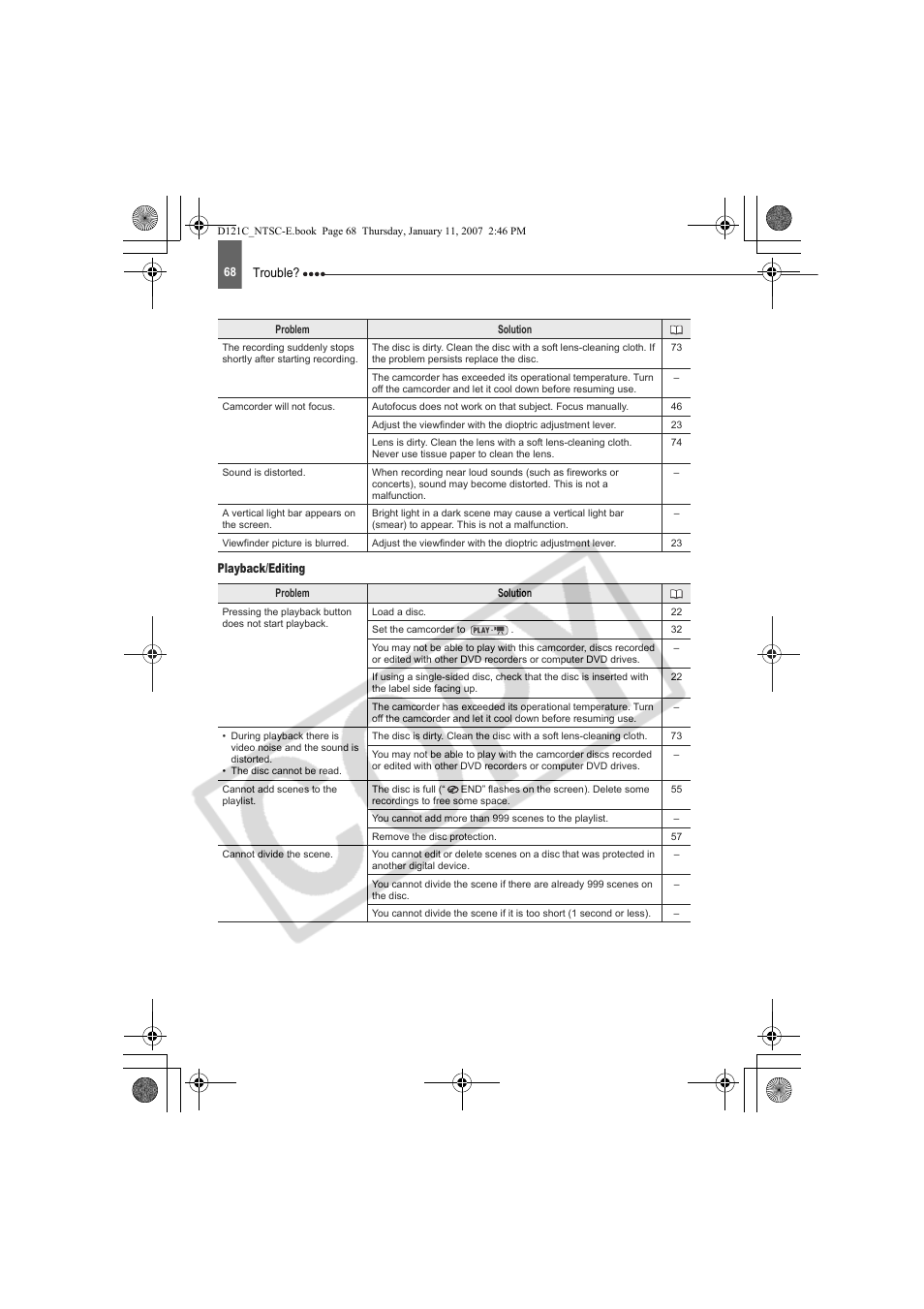 Canon DC210 User Manual | Page 68 / 85