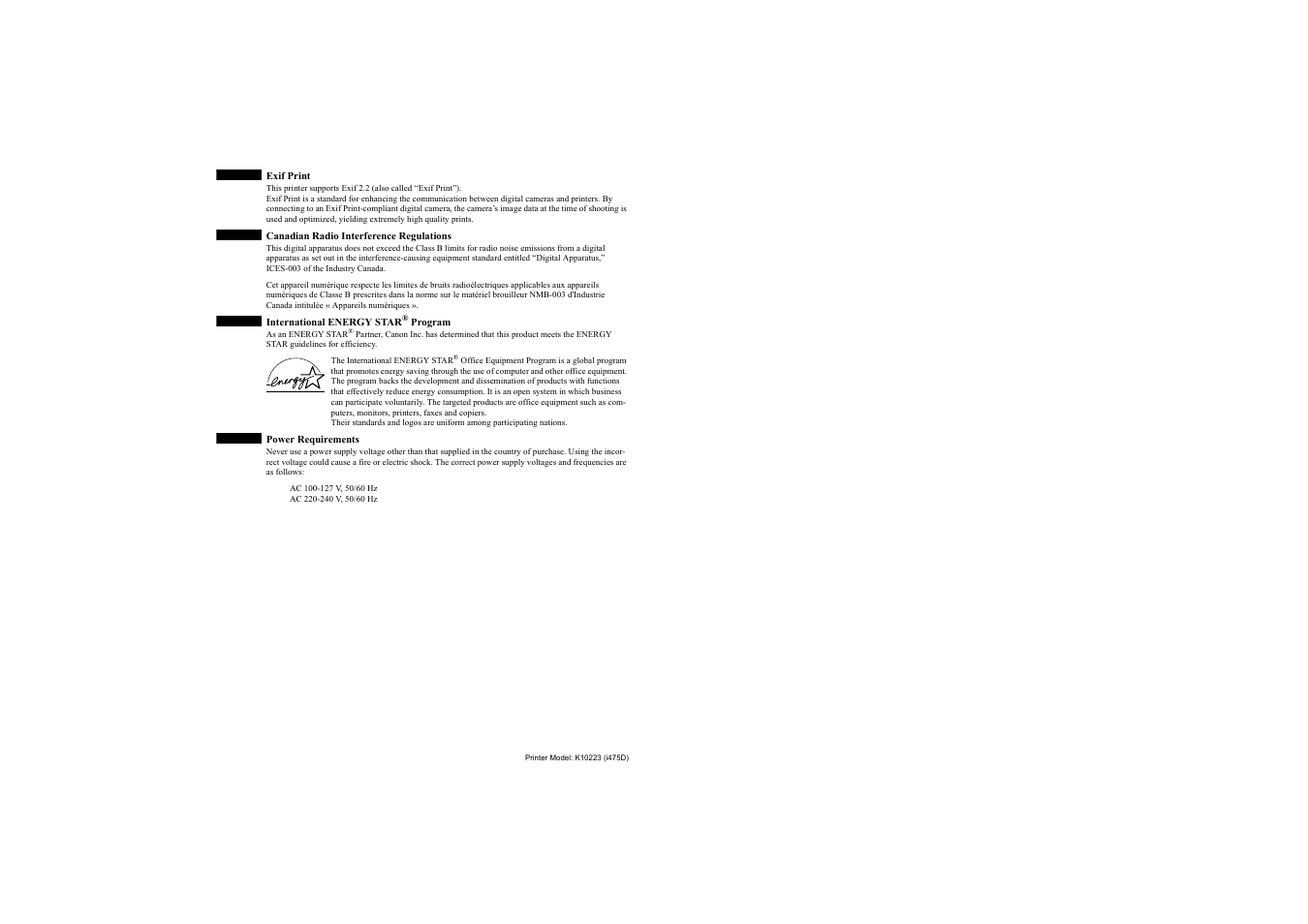 Canon i 475D User Manual | Page 2 / 31