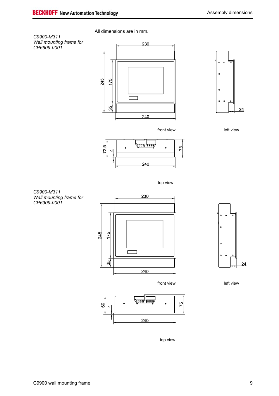 BECKHOFF C9900-M298 User Manual | Page 11 / 12