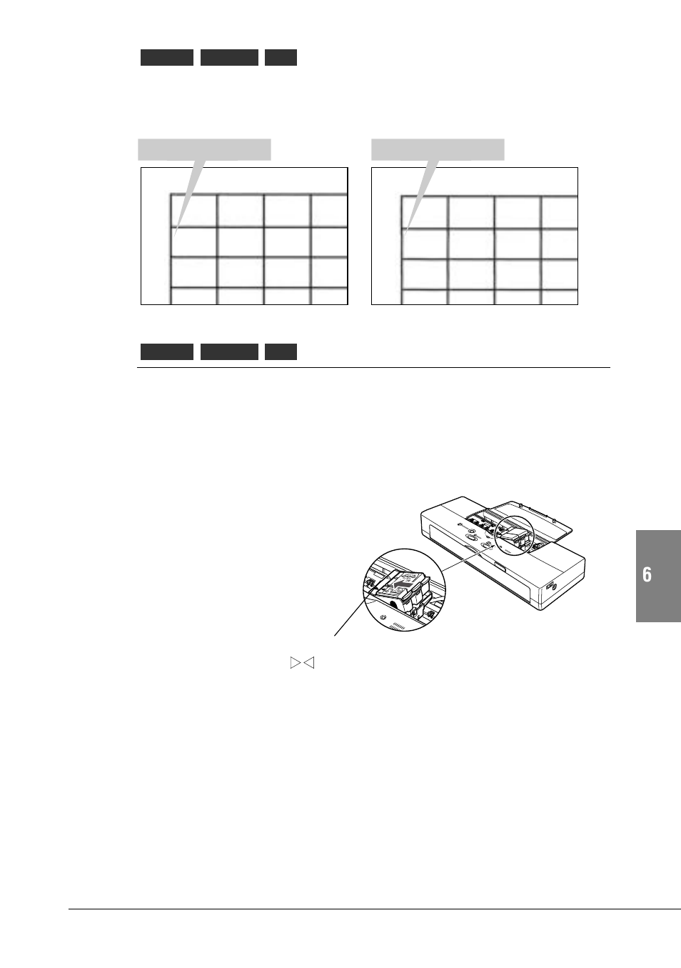 Vertical lines are broken, Make sure the bj cartridge is correctly installed | Canon BJC-55 User Manual | Page 113 / 181