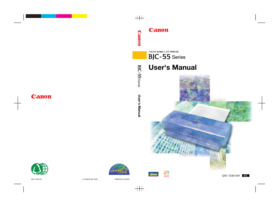 User's manual, Series | Canon BJC-55 User Manual | Page 181 / 181