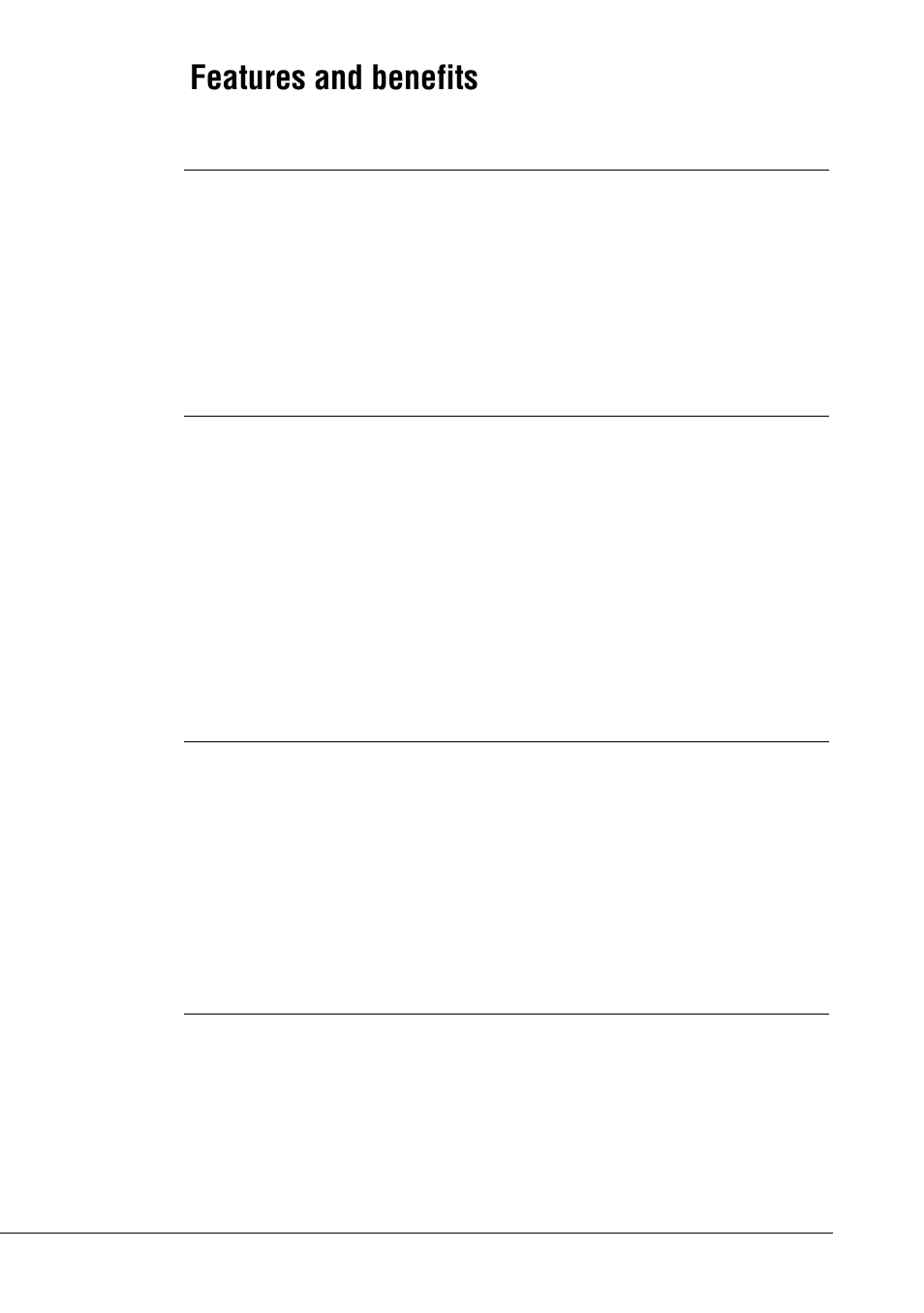Features and benefits | Canon BJC-55 User Manual | Page 20 / 181