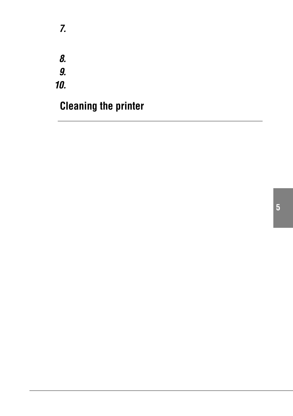 Cleaning the printer | Canon BJC-55 User Manual | Page 85 / 181