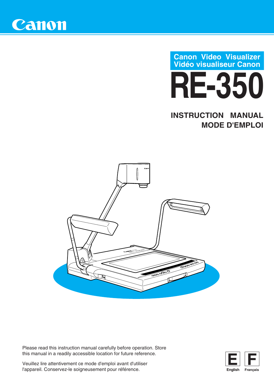 Canon RE-350 User Manual | 23 pages