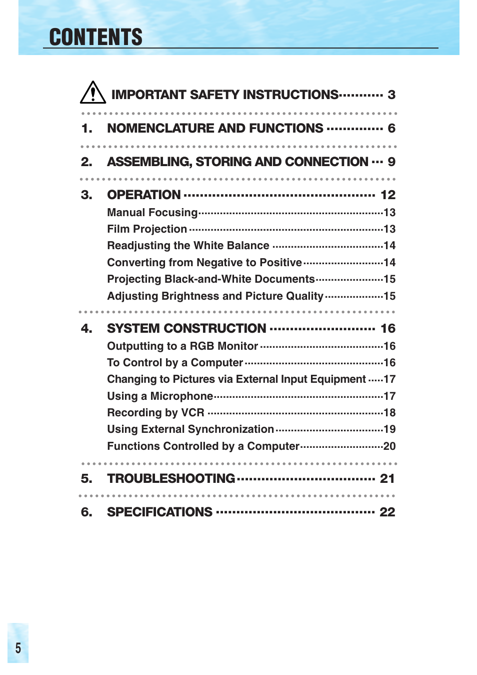Canon RE-350 User Manual | Page 6 / 23