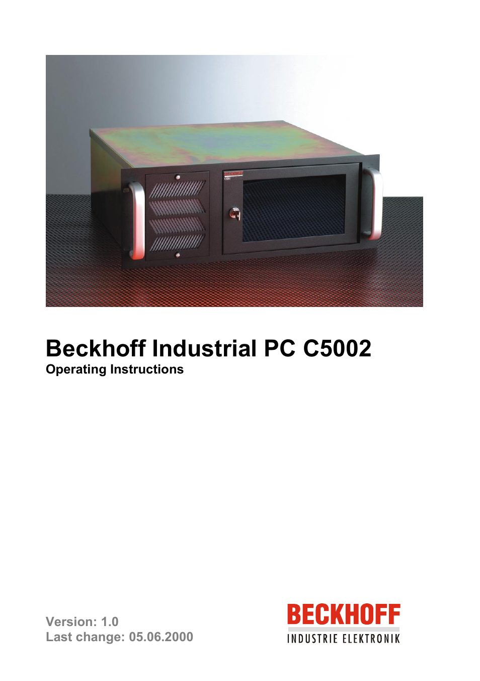 BECKHOFF C5002 User Manual | 10 pages