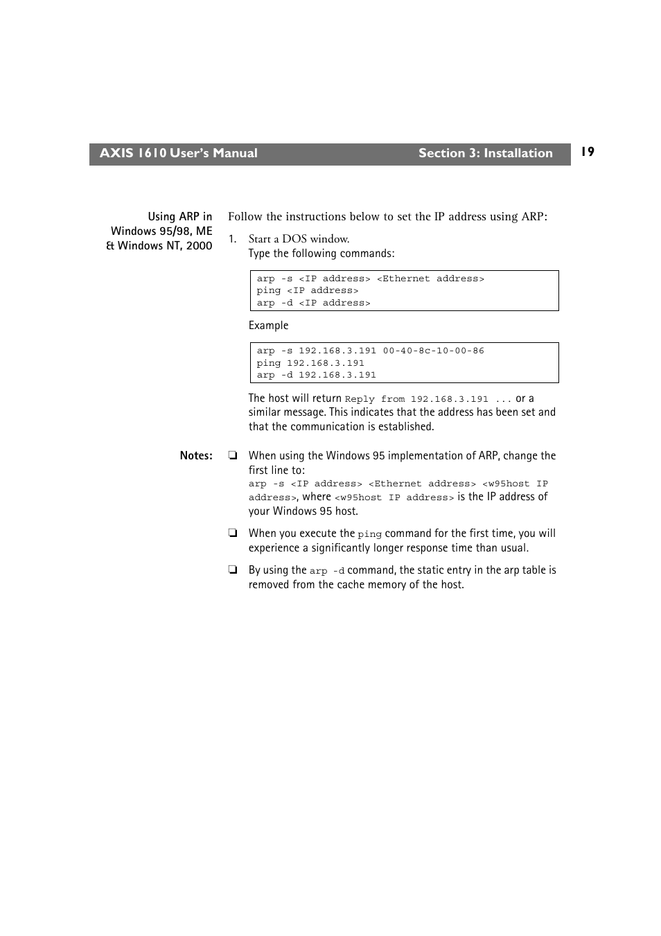 Canon AXIS 1610 User Manual | Page 19 / 57