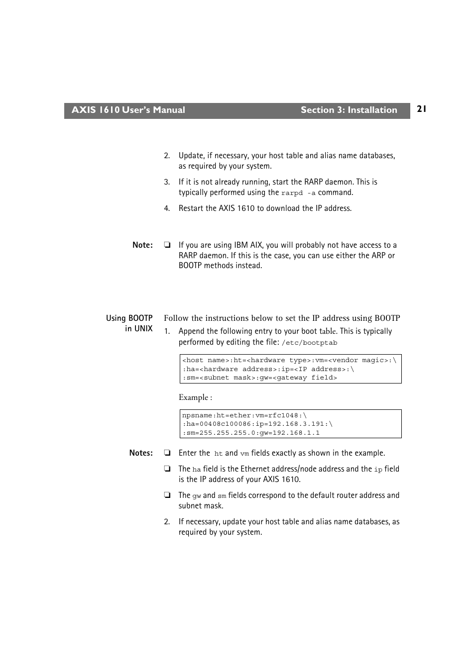 Canon AXIS 1610 User Manual | Page 21 / 57