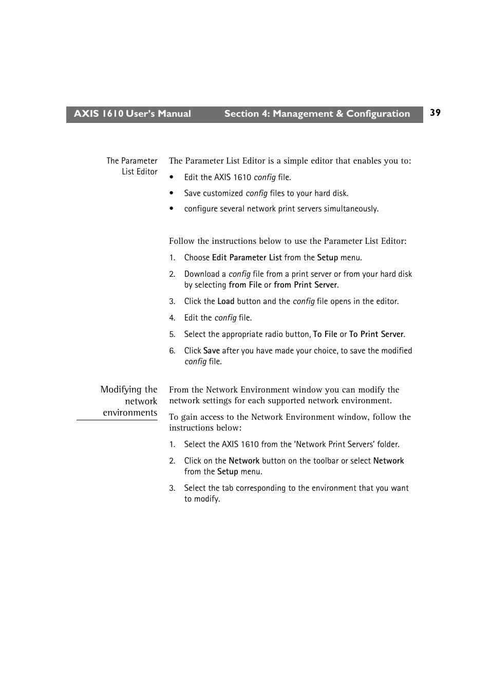 Canon AXIS 1610 User Manual | Page 39 / 57