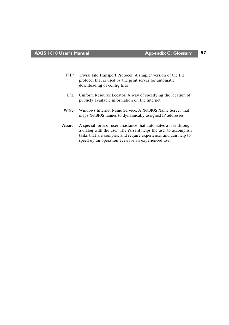 Ts wins | Canon AXIS 1610 User Manual | Page 57 / 57