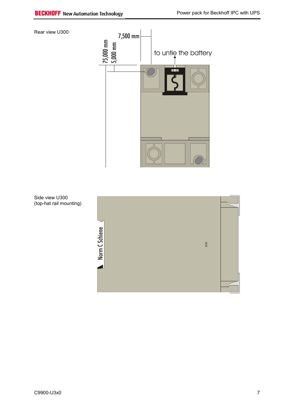 BECKHOFF C9900-U3x0 User Manual | Page 10 / 20