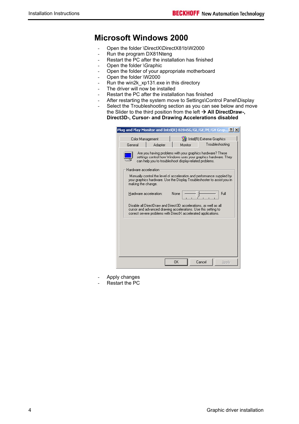 Microsoft windows 2000 | BECKHOFF EP-M845B User Manual | Page 4 / 6