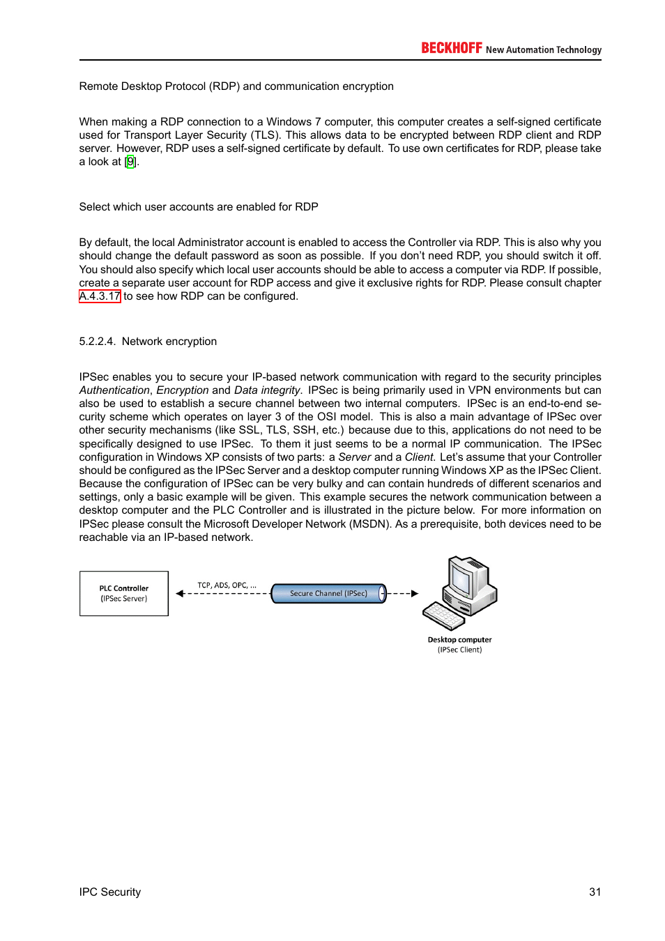 BECKHOFF IPC-Security User Manual | Page 31 / 73