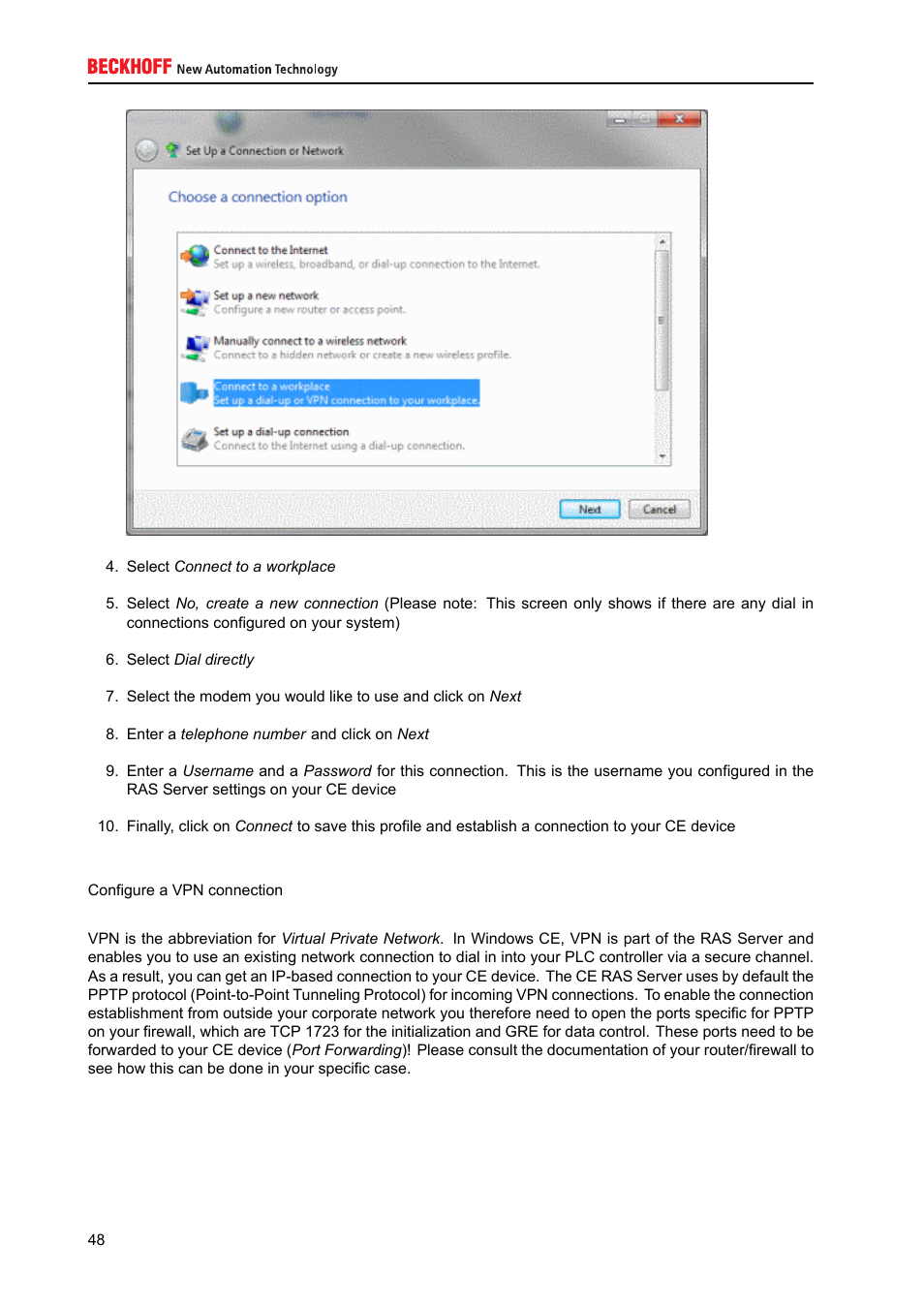 BECKHOFF IPC-Security User Manual | Page 48 / 73