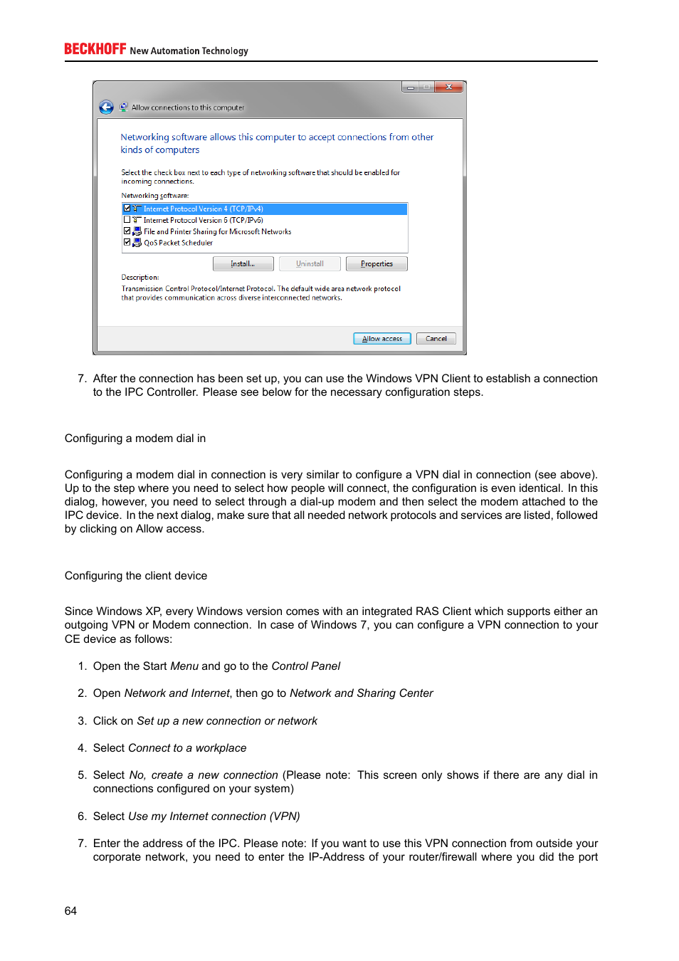 BECKHOFF IPC-Security User Manual | Page 64 / 73