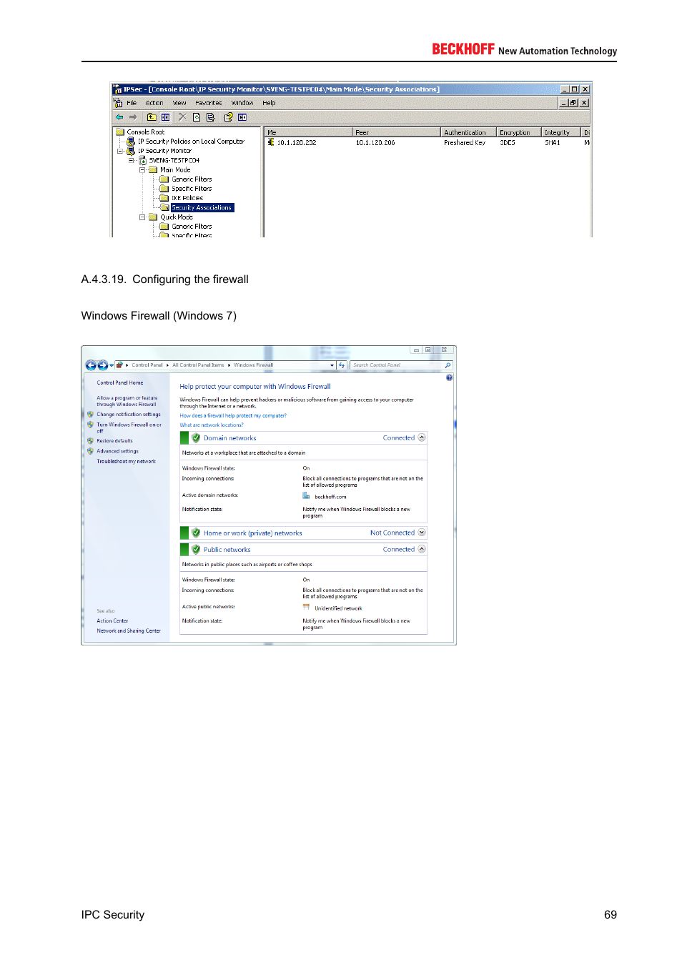 A.4.3.19 | BECKHOFF IPC-Security User Manual | Page 69 / 73