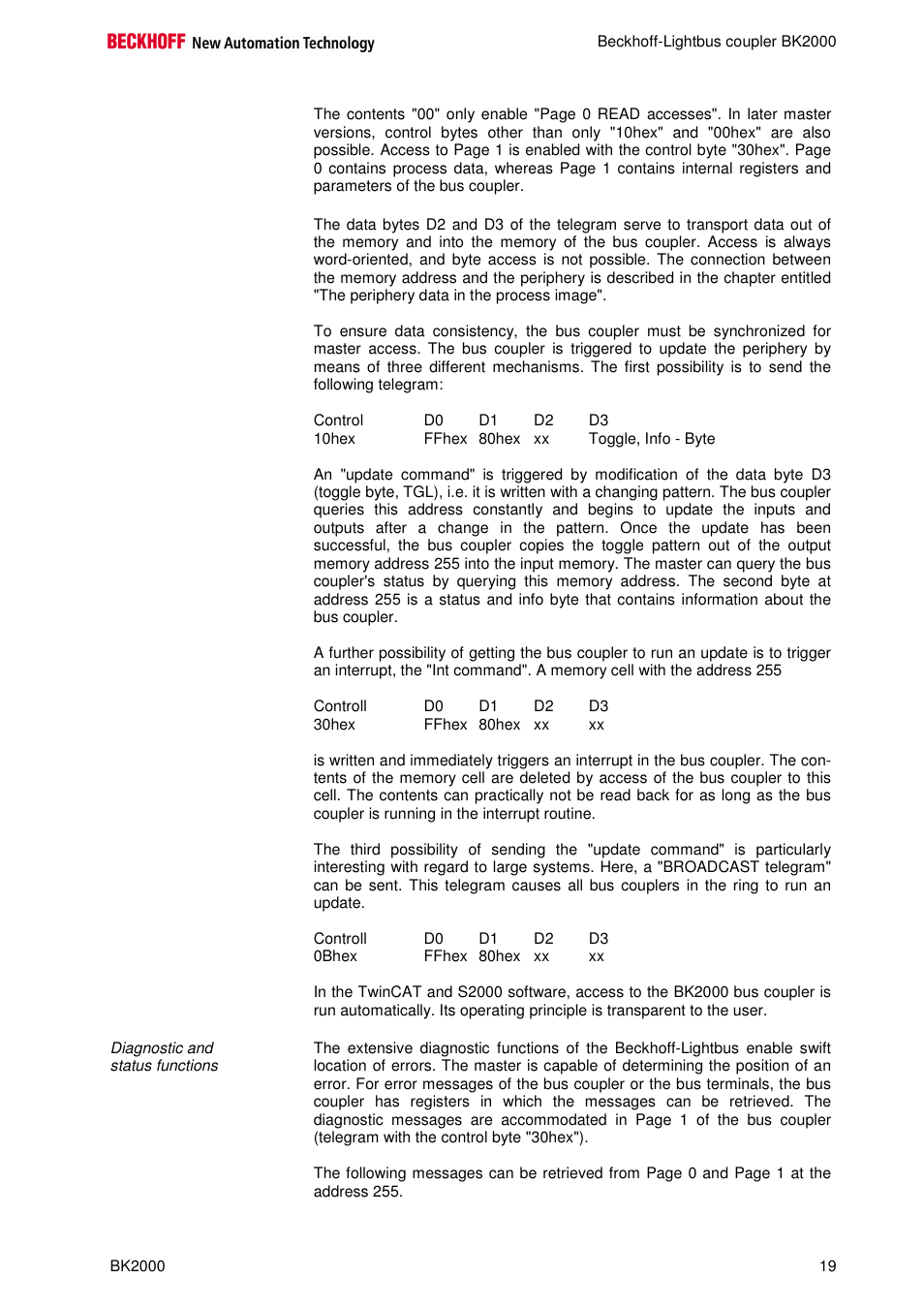 BECKHOFF BK2000 User Manual | Page 19 / 30