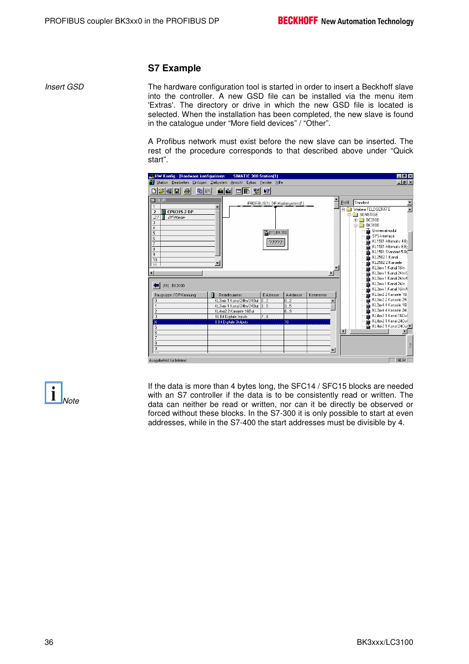 BECKHOFF BK3000 User Manual | Page 36 / 67