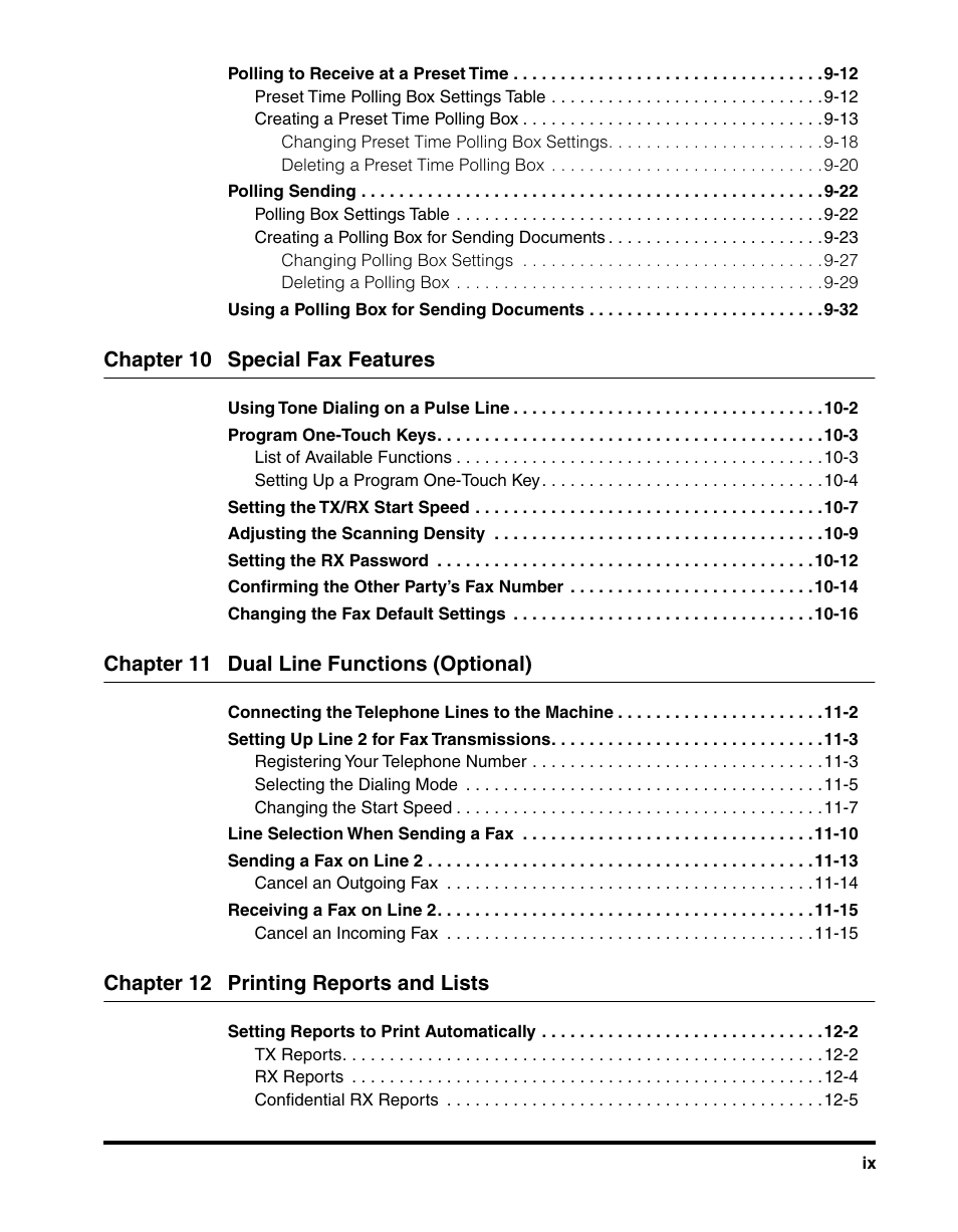 Canon IMAGERUNNER 2010F User Manual | Page 10 / 382