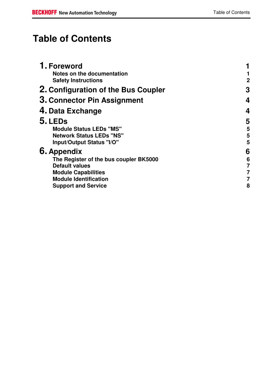 BECKHOFF BK5000 User Manual | Page 3 / 12