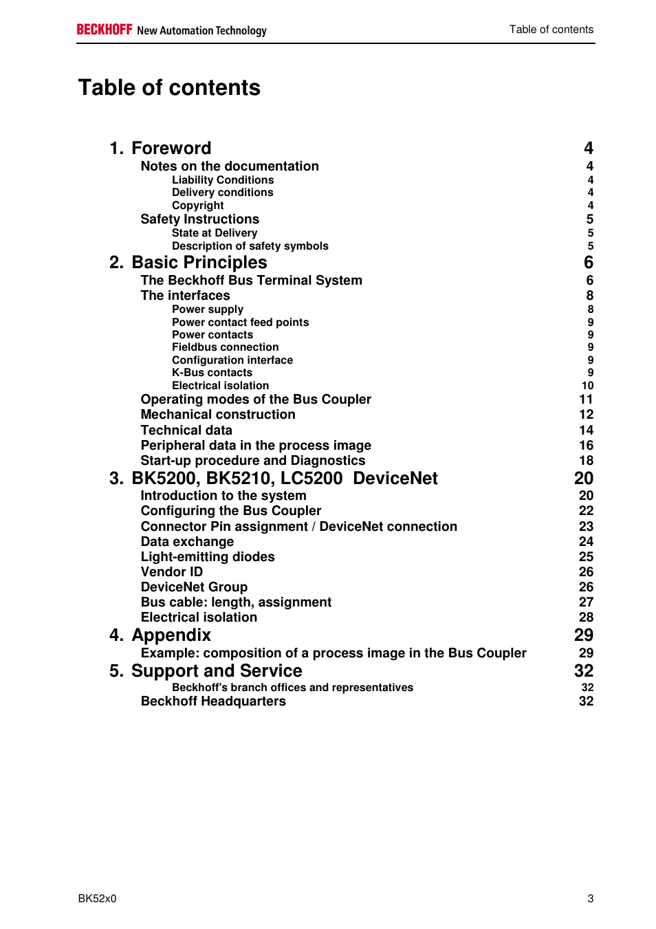 BECKHOFF BK5200 User Manual | Page 3 / 32