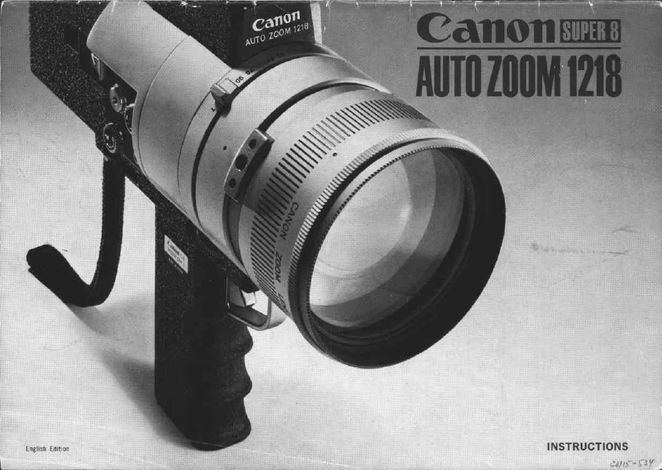 Canon AUTO ZOOM 1218 User Manual | 47 pages