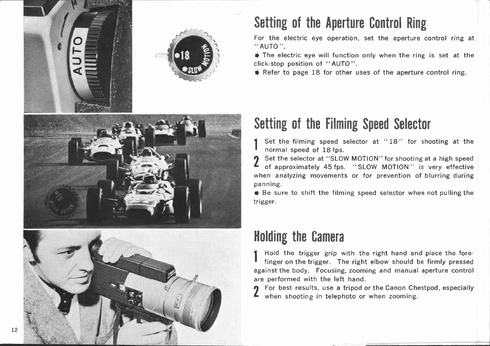 Canon AUTO ZOOM 1218 User Manual | Page 12 / 47