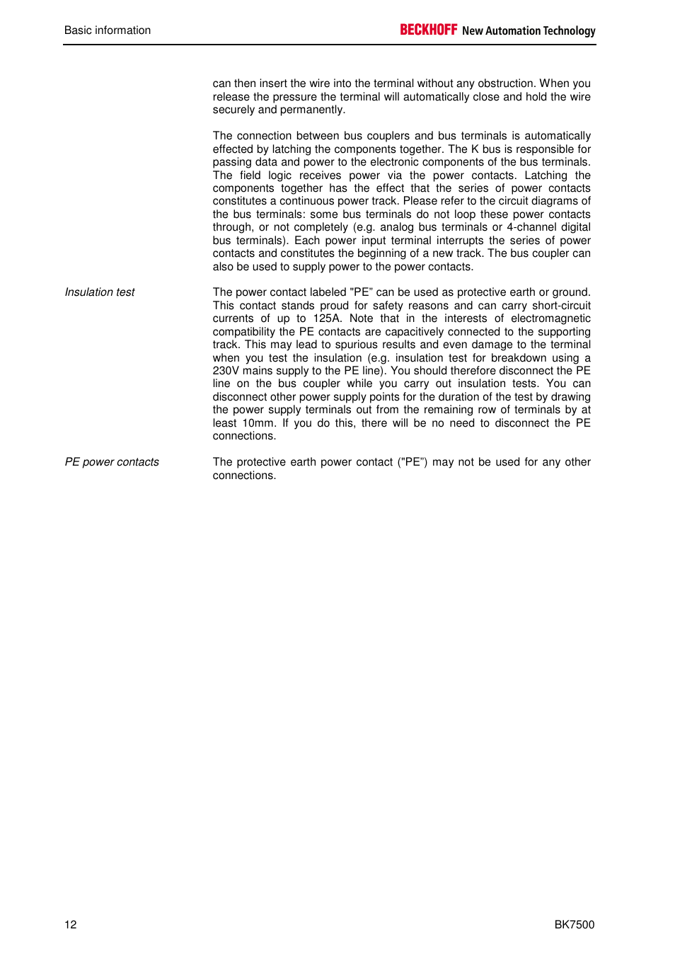 BECKHOFF BK7500 User Manual | Page 12 / 32