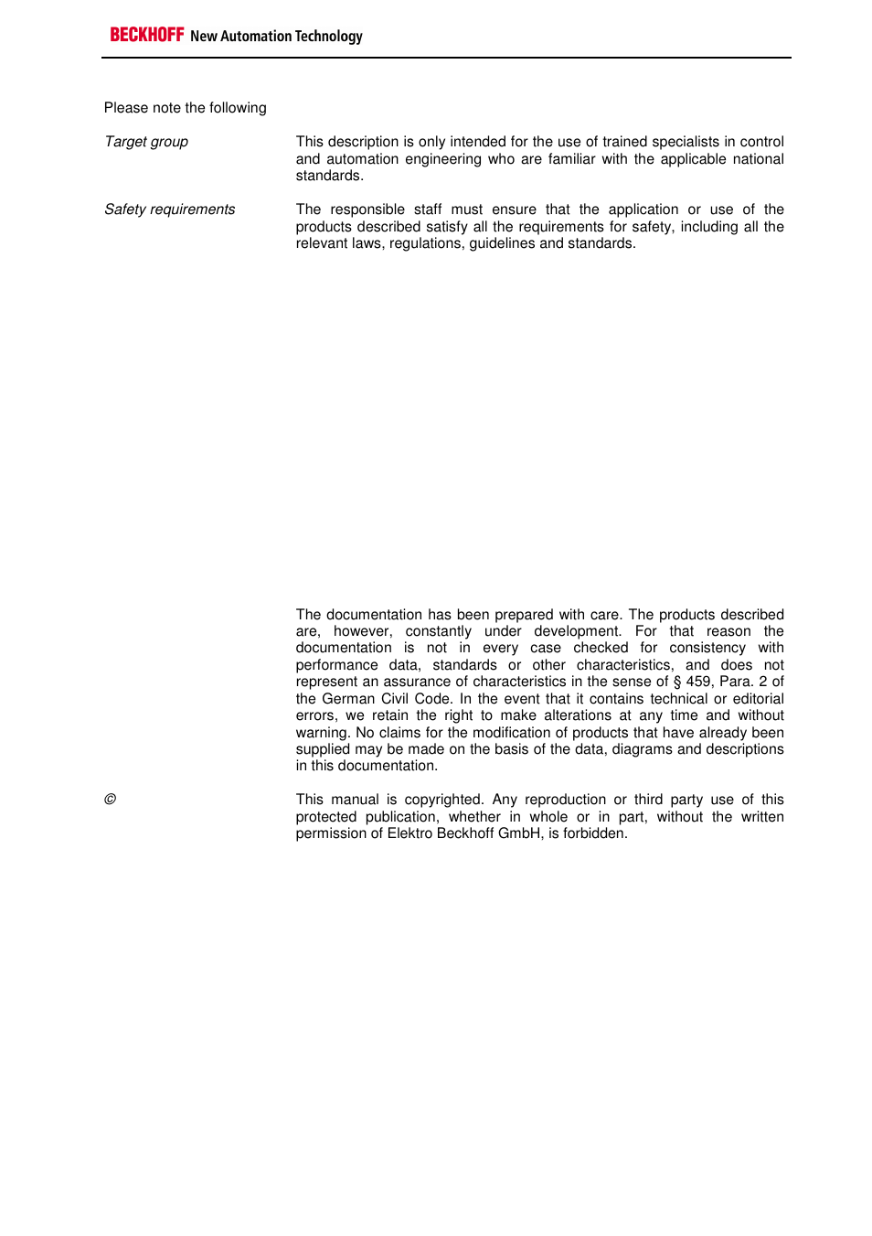 BECKHOFF BC2000 User Manual | Page 2 / 28