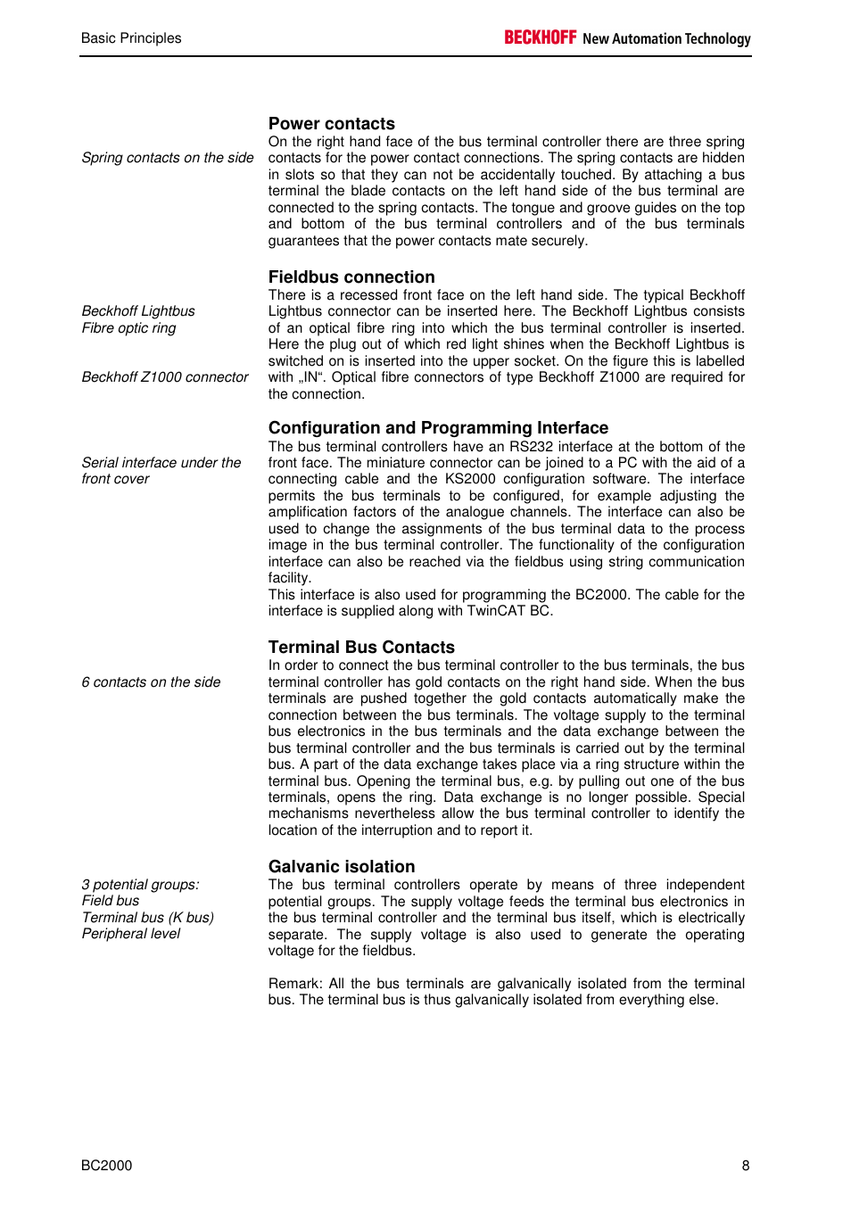 BECKHOFF BC2000 User Manual | Page 9 / 28