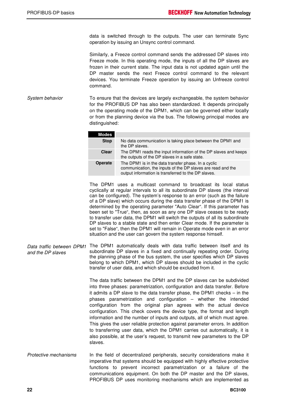 BECKHOFF BC3100 User Manual | Page 22 / 51