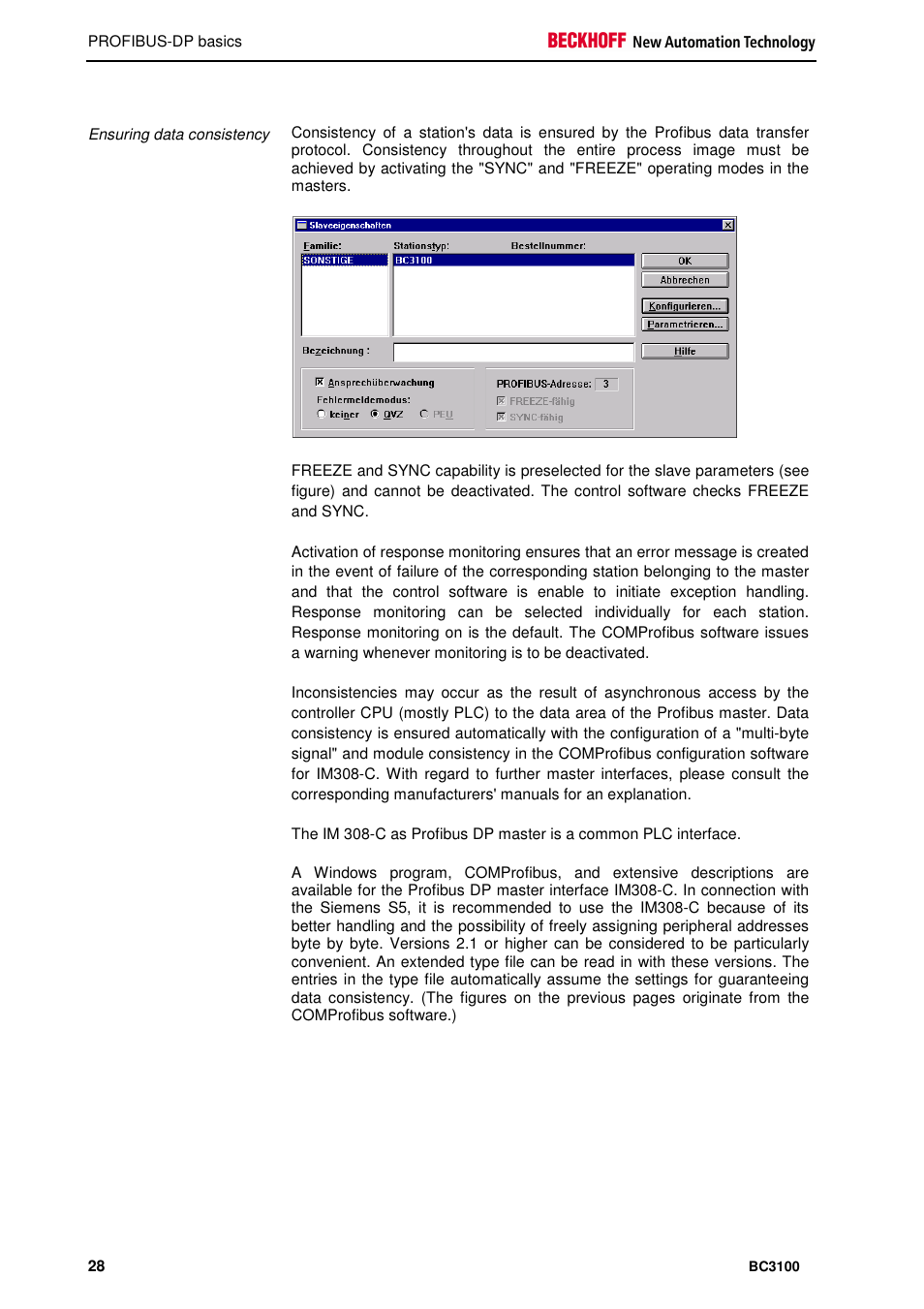 BECKHOFF BC3100 User Manual | Page 28 / 51