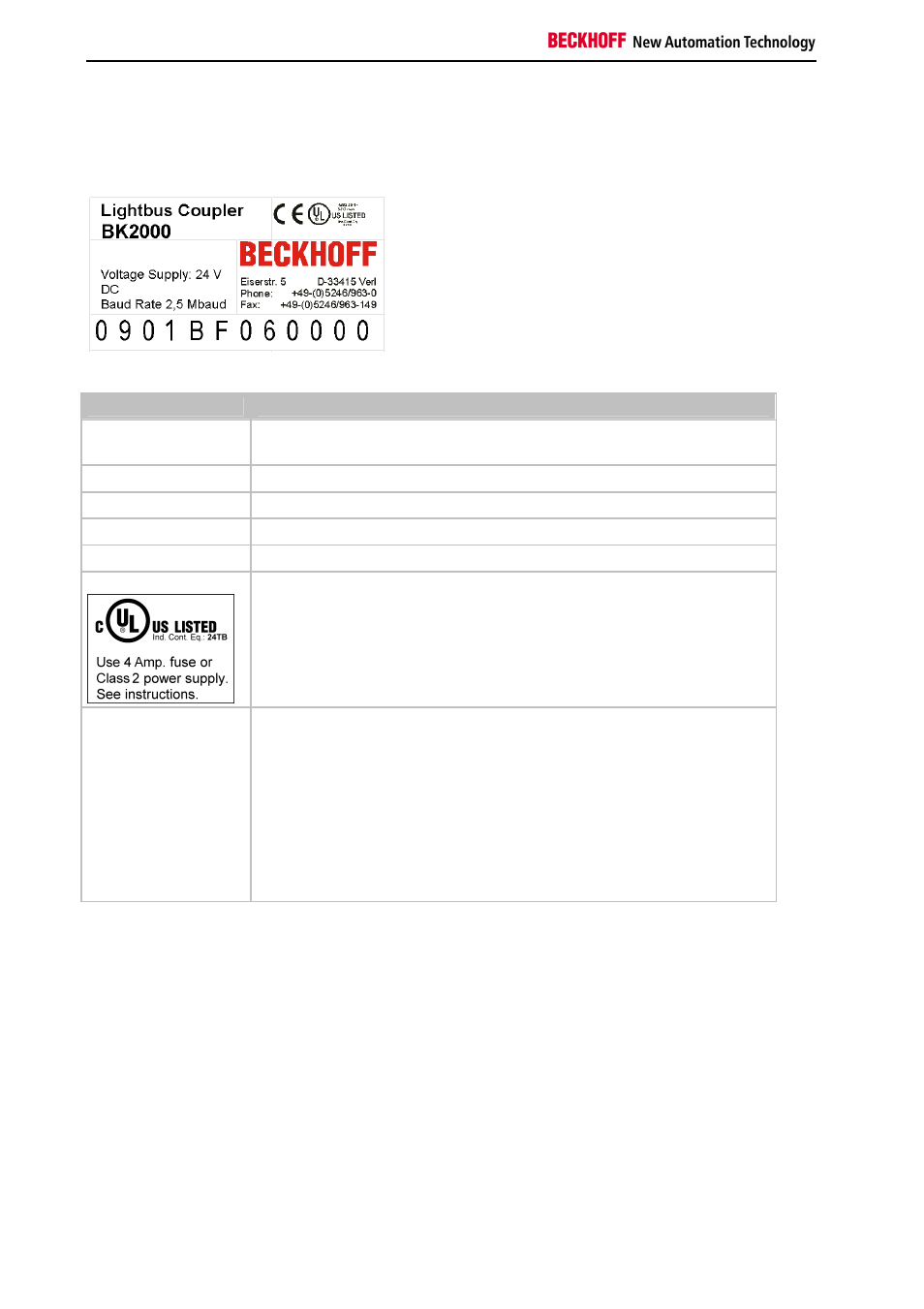 Component identification | BECKHOFF BC3150 User Manual | Page 108 / 112