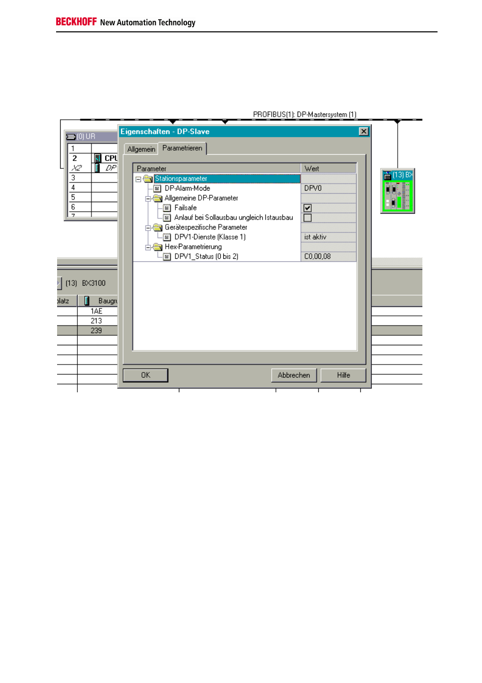 Bx3100 parameter data | BECKHOFF BC3150 User Manual | Page 45 / 112