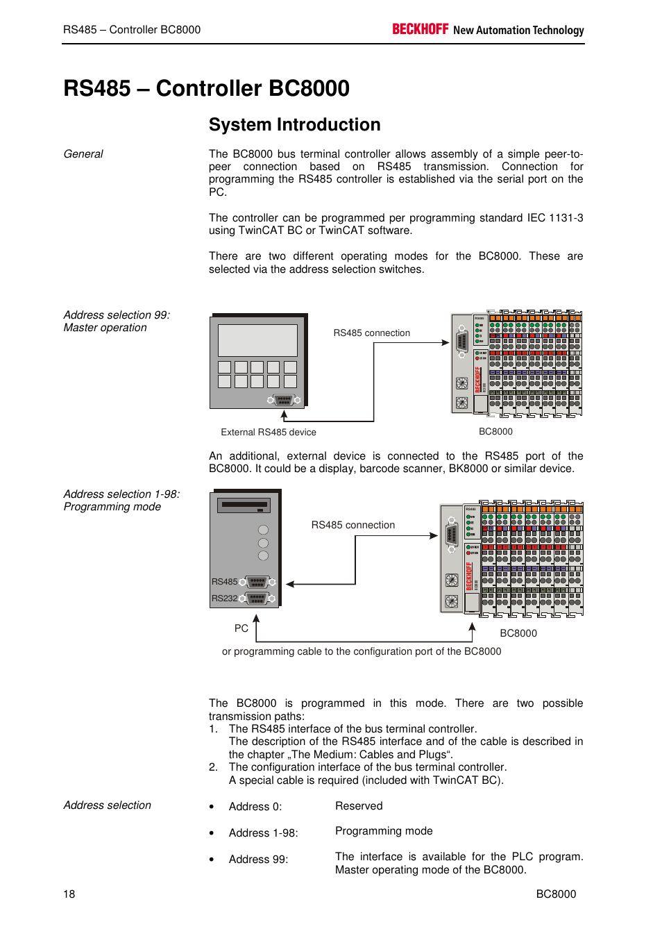 System introduction | BECKHOFF BC8000 User Manual | Page 18 / 36