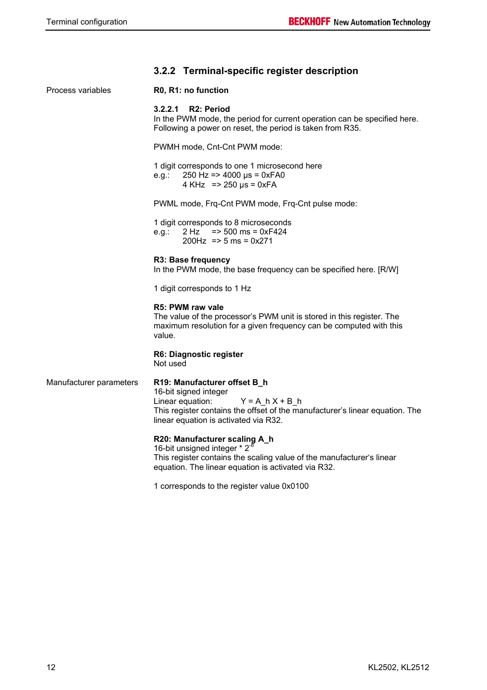 BECKHOFF KL2502 User Manual | Page 14 / 21
