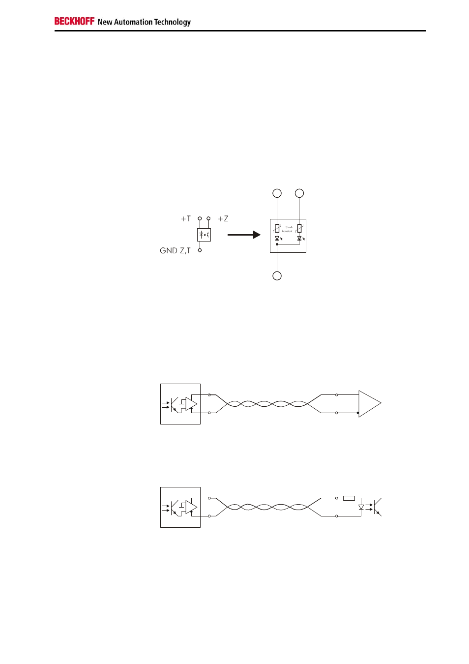 Connection, Connection of the inputs, Connection of the outputs | BECKHOFF KL2521-0000 User Manual | Page 9 / 18