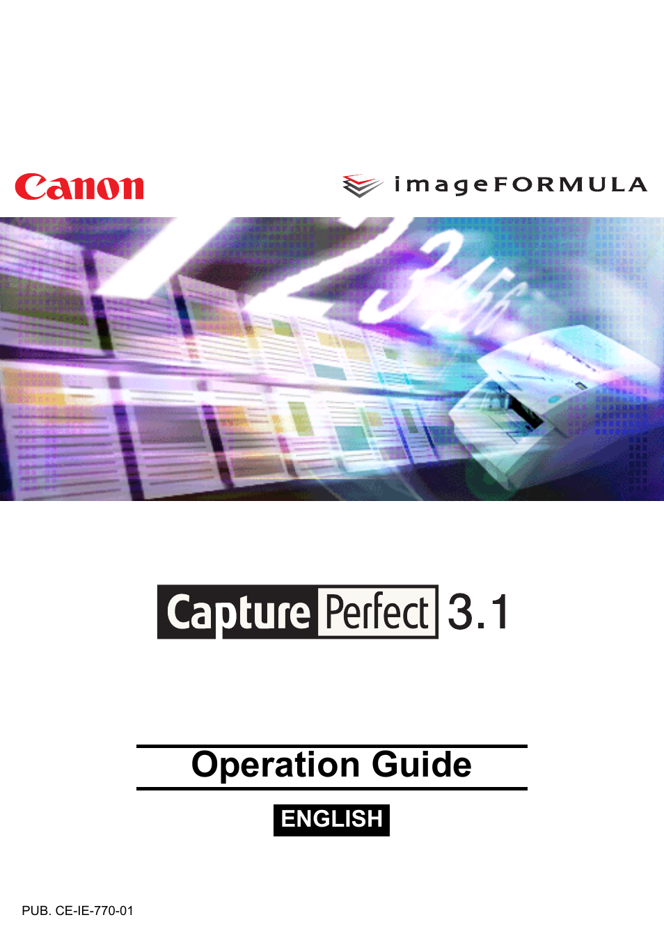 Canon CAPTUREPERFECT 3.1 User Manual | 85 pages