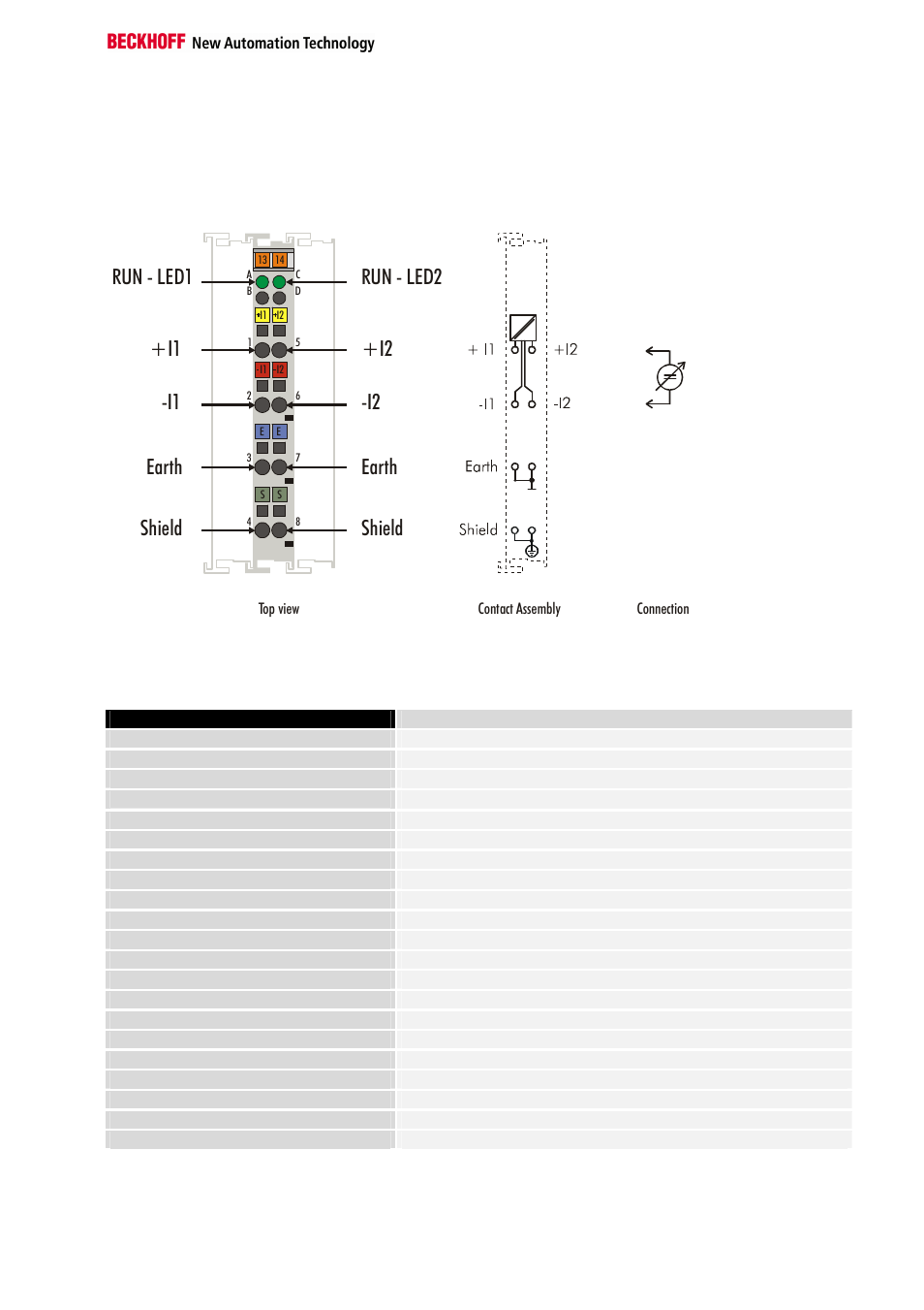 Technical data | BECKHOFF KL3102 User Manual | Page 5 / 19