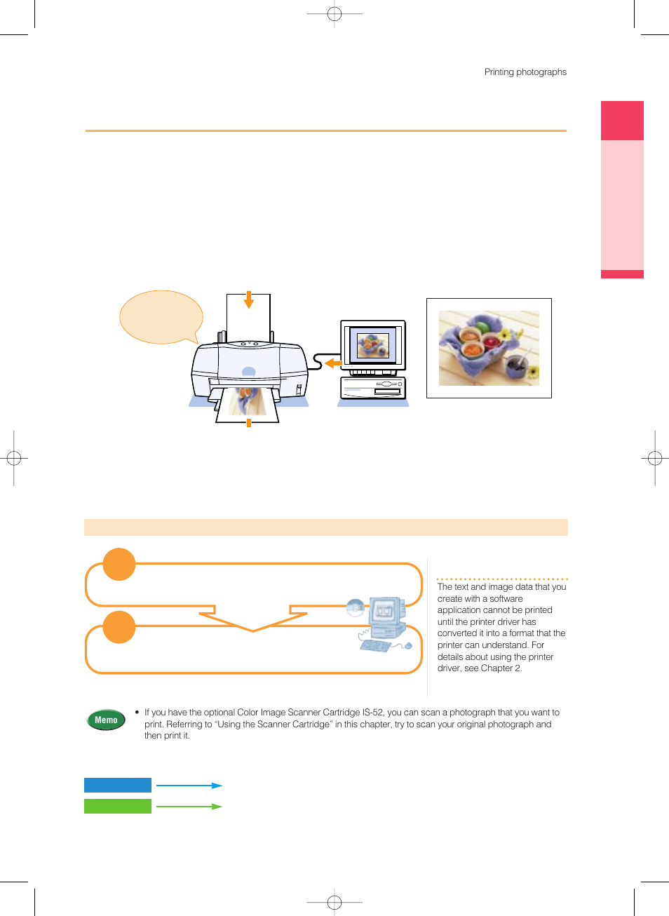 Printing photographs | Canon 8200 User Manual | Page 12 / 84